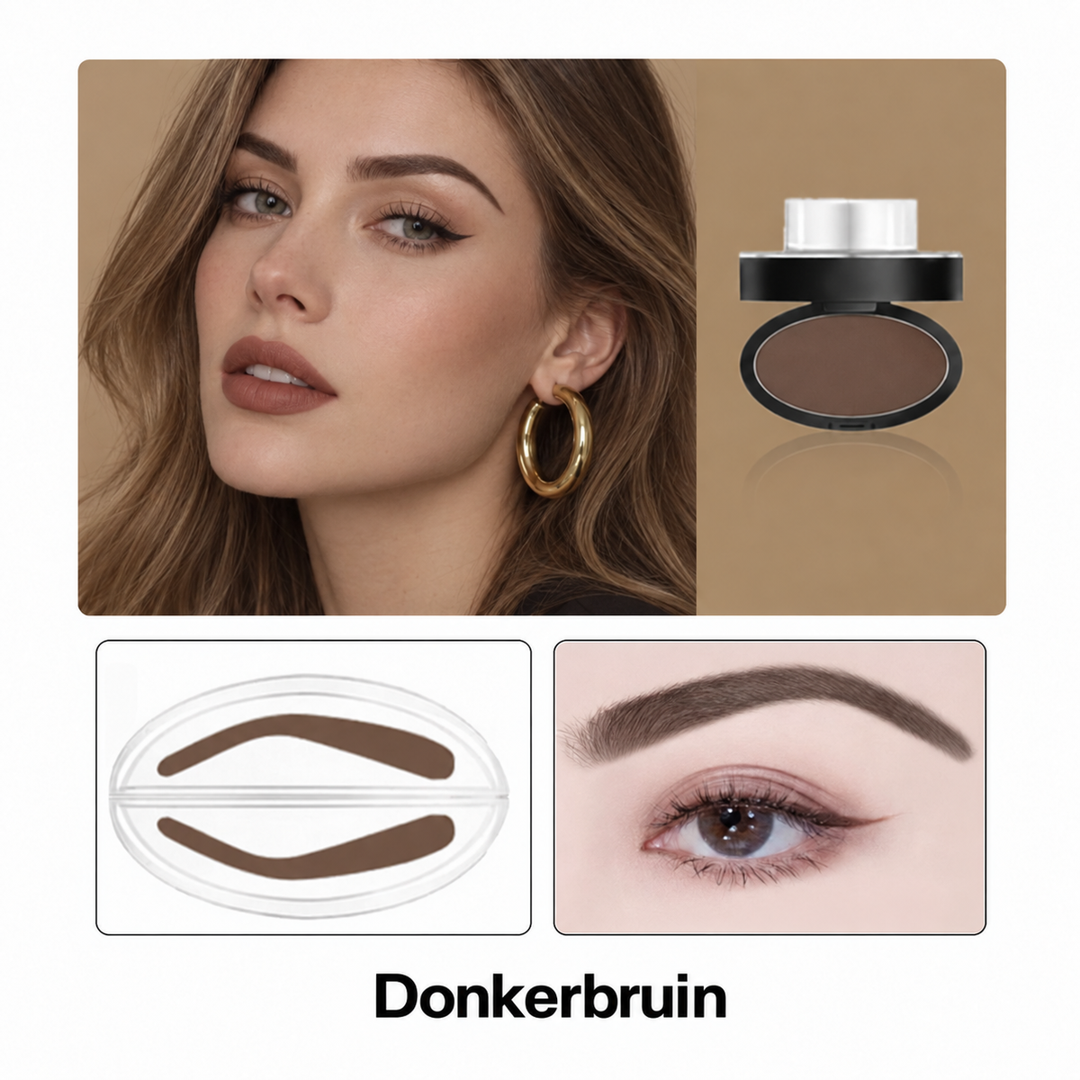 AnnaCosmetics™ Brow Stamp Kit – Mooie, natuurlijke wenkbrauwen in enkele seconden