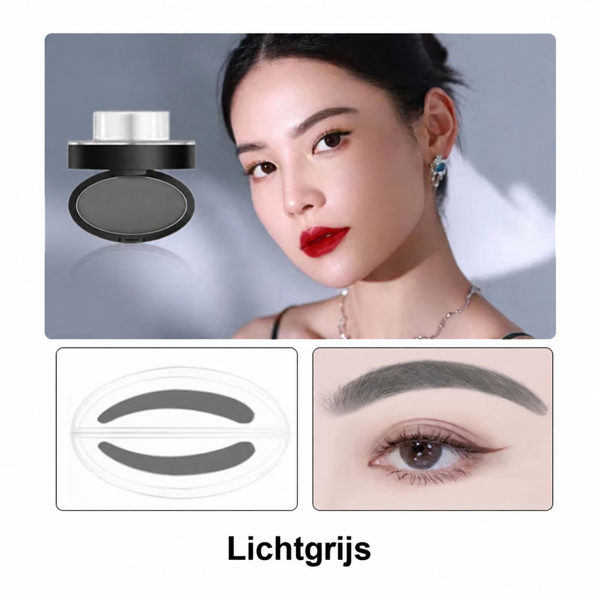 AnnaCosmetics™ Brow Stamp Kit – Mooie, natuurlijke wenkbrauwen in enkele seconden